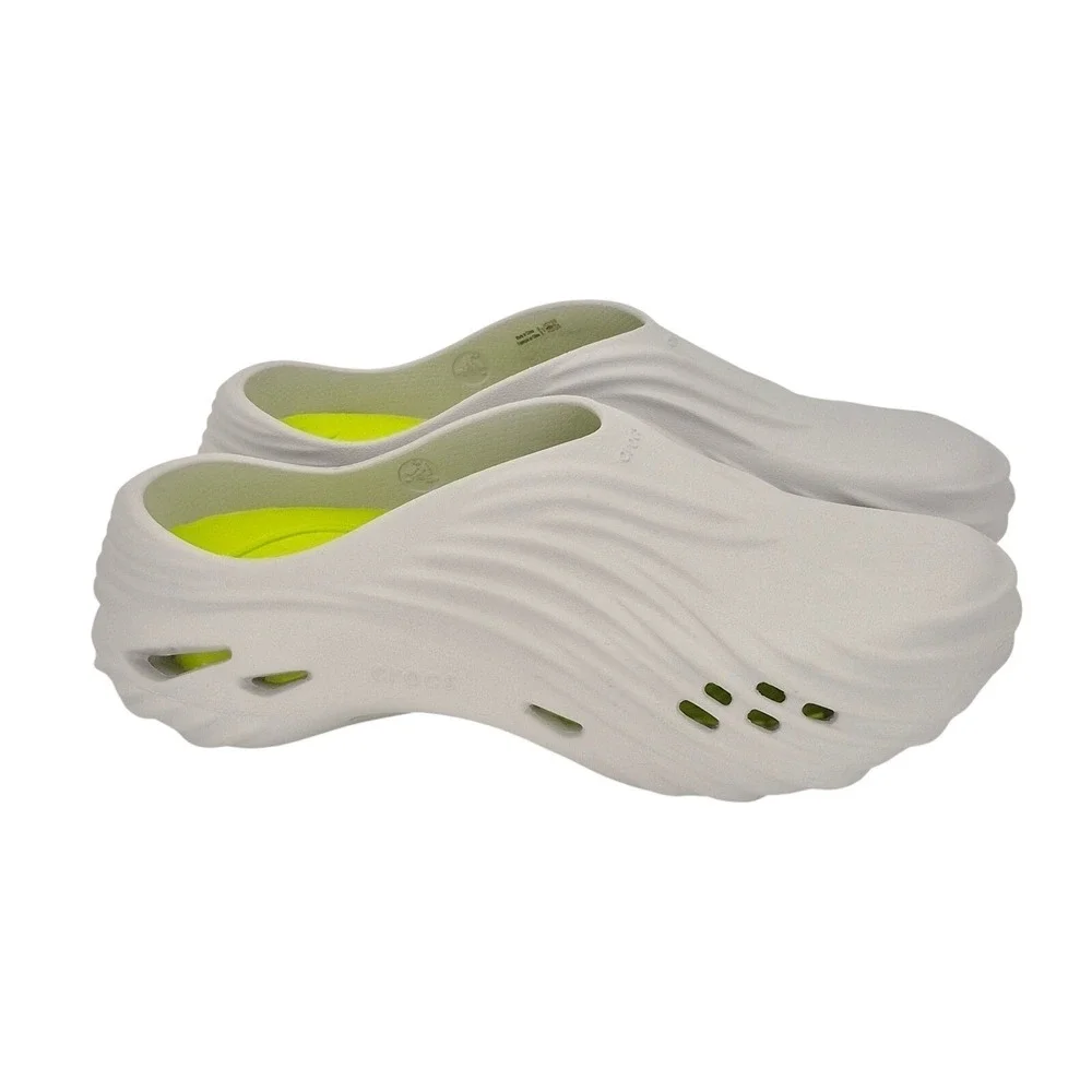 Crocs Echo Wave Clogs Atmosphere Gray Men's Size 11 Sandals Shoes NEW
